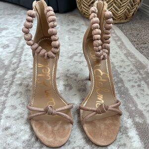 Sam Edelman Beige High Heel Sandals